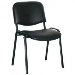 Офисный стул Исо блаcк З11 кожзам / Iso black Z11