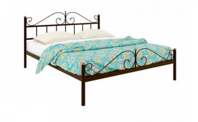 Кровать Диана Плус 1600х2000 Коричневая / Plus