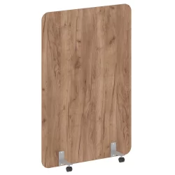 Перегородка на металлических опорах, на роликах Р-лине ДП.Р-120-180 Дуб Табак / R-line DP.R-120-180