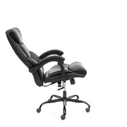 Кресло руководителя Камбридге металБЛ кож/зам/ткань, черный/черный, 36-6/11 / Cambridge metalBL