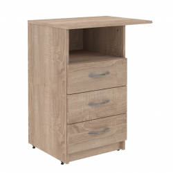 Тумба приставная левая СC-3Д.2 Л (Дуб сонома светлый) / SC-3D.2 L