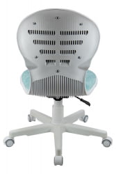 Кресло 1139 ФВ ПЛ Вхите велюр Блисс 10 голубой / FW PL White Bliss