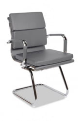Кресло для посетителей Коллеге CЛГ-630 ЛКСХ-C Грей / College CLG-630 LXH-C Grey