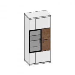 Сервант Корано Бм.Кор-33 правый Ольха