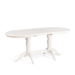 Стол CОППОЛА бук, мдф, 140+40кс80кс77см, Иворй вхите / COPPOLA 140+40x80x77см, Ivory white