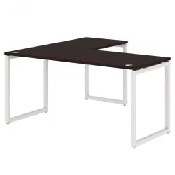 Стол угловой правый КСТЕН-К КСКCТ 1615 Р Легно темный Белый / XTEN-Q XQCT R
