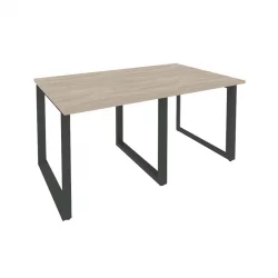 Стол переговорный (2 столешницы) ОНИКС О.МО-ПРГ-2.0 Дуб Аттик/Антрацит / ONIX O.MO-PRG-2.0