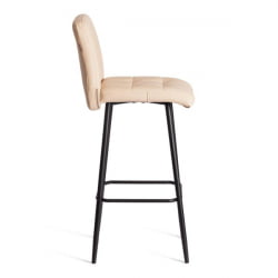 Барный стул Медео/Медео экокожа , бежевый, 45х56х113 см / Medeo/Медео