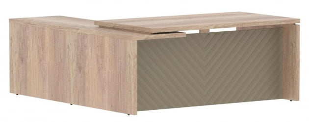 Стол руководителя правый Торр ЛУКС ТЛCТ 1820 Р Дуб Каньон Капучино / Torr LUX TLCT R