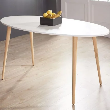 Стол обеденный СТ-005 Белый овальный / ST-005_0