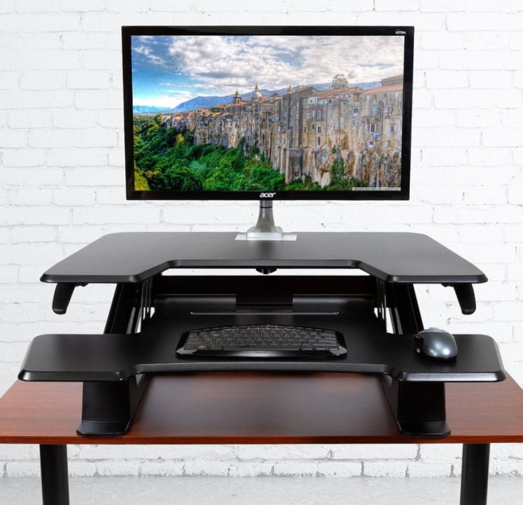 Регулируемая подставка на стол для монитора и ноутбука ЕРК-CВ-ПРО36Б Черная / ERK-CV-PRO36B_3