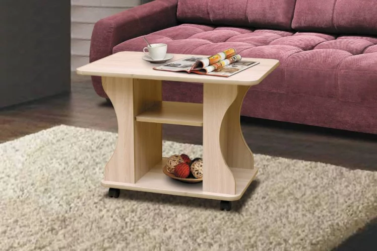 Стол журнальный №11 Дуб млечный_0