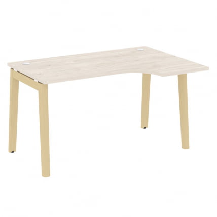 Стол эргономичный правый ОНИКС ВООД ОВ.СА-2(Р) Денвер Светлый/Светлый / ONIX WOOD OW.SA-2(R)_0