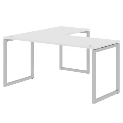 Стол угловой правый КСТЕН-К КСКCТ 1615 Р Белый Алюминий / XTEN-Q XQCT R_0