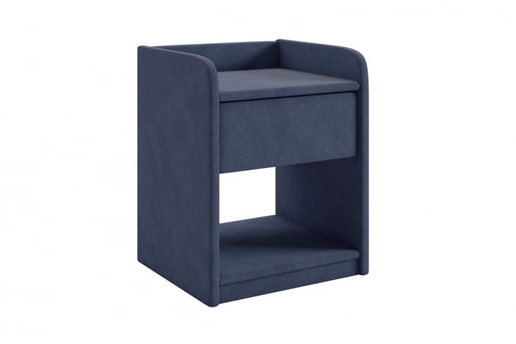 Тумба прикроватная Аманда 2 ТМ-003.2 топаз (велюр) / TM-003.2_0