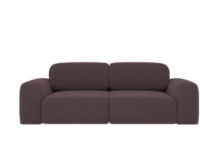 Диван прямой Сунне (Берхоусе) Цвет фасада: Кофе рогожка; Тип: Прямой; Материал фасада: Микророгожка / (Berhouse)_0