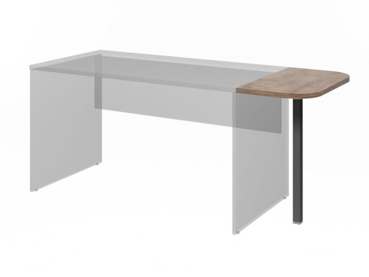 Приставная столешница ЛЕМО Л-81 Таксония шоколадная / LEMO L-81_0