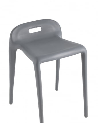 Табурет Слеттен пластик Серый / Sletten_1