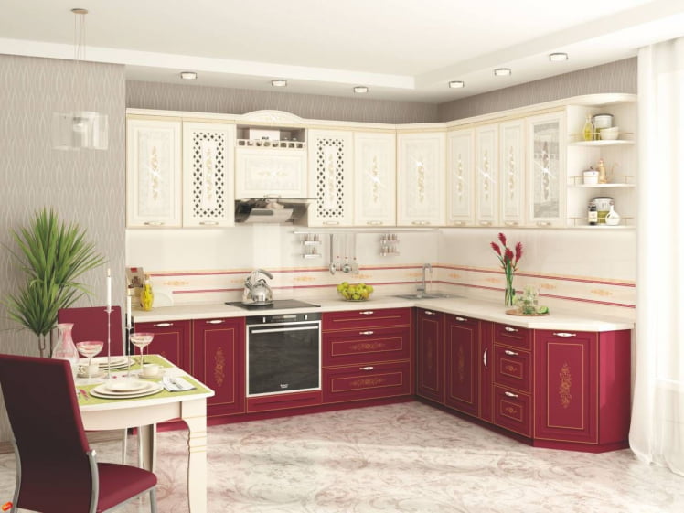 Кухонный гарнитур угловой Виктория 18 (ширина 280кс230 см) / 280x230_0