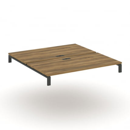 Двойной стол надставка на две опорные тумбы CОНCЕПТ CН.ДСН-007 Сандал Янтарный Антрацит / CONCEPT CN.DSN-007_0