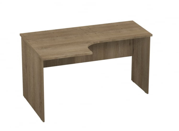 Стол компьютерный угловой Р.РС-14 (левый) Ясень темный_0