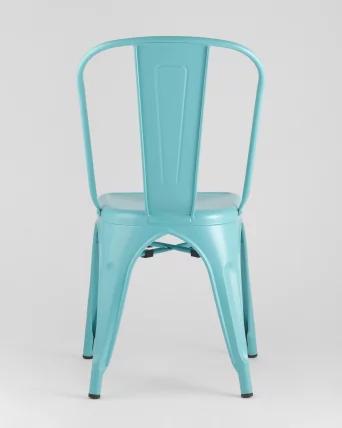 Стул ТОЛИКС с высокой спинкой Голубой матовый / TOLIX_5