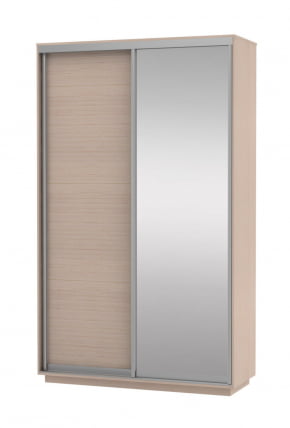 Шкаф-купе двухдверный Экспресс Дуо Медиум 1200х2200х Дуб молочный / 1200х2200h_0