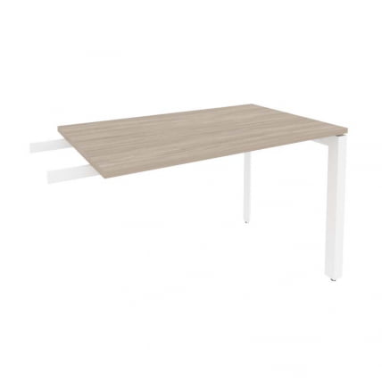 Брифинг-приставка на П-образном м/к ОНИКС О.МП-БР-11 Дуб Аттик/Белый / ONIX O.MP-BR-11_0