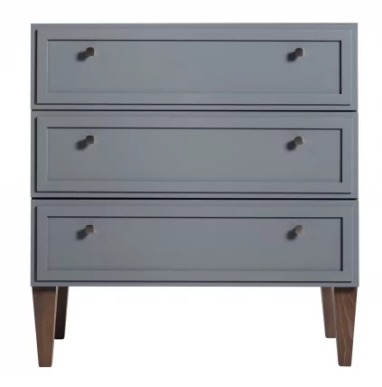 Комод 3 ящика Нортон (К) Серый / Norton_1