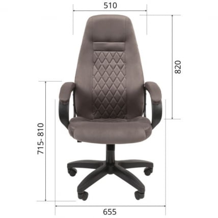 Офисное кресло CХАИРМАН ДОМ (Хоме) 951 серый / CHAIRMAN (Home)_3