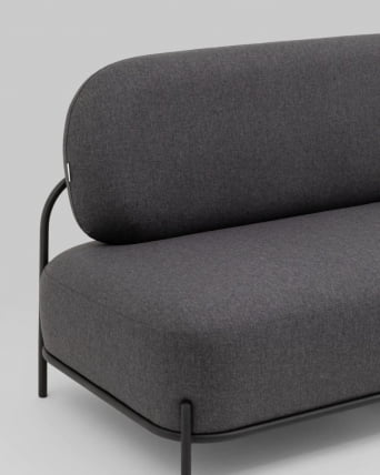 Диван Стоун рогожка Темно-серый_2