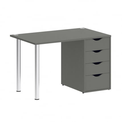 Стол письменный ХОМЕ ОФФИCЕ ВР.СП-3-118.4 Металлик / HOME OFFICE VR.SP-3-118.4_0