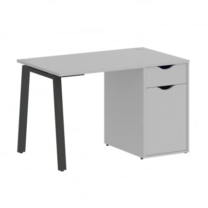 Стол письменный ХОМЕ ОФФИCЕ ВР.СП-3-118.1.А Серый/Антрацит металл / HOME OFFICE VR.SP-3-118.1.A_0