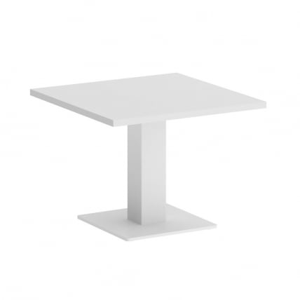 Стол журнальный квадратный ХОМЕ ОФФИCЕ ВР.СП-5-60.2Г Белый Бриллиант/Белый металл / HOME OFFICE VR.SP-5-60.2G_0