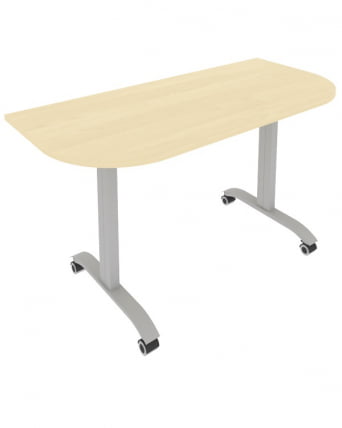 Стол радиусный складной мобильный МОБИЛЕ СЙСТЕМ СМ-5.1 Клен / MOBILE SYSTEM_0