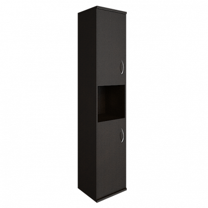 Шкаф высокий узкий левый Рива А.СУ-1.5 Л Венге Цаво / Riva_0