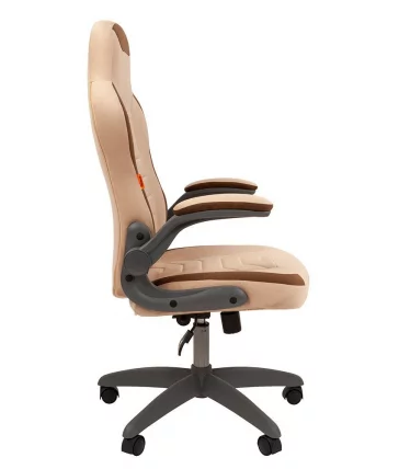 Кресло для геймеров CХАИРМАН ДРАЙВ (ГАМЕ) 50 Св.бежевый-коричневый / CHAIRMAN (GAME)_2