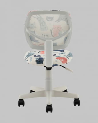 Кресло ЛОЛО Катс пластик белый / Cats_5