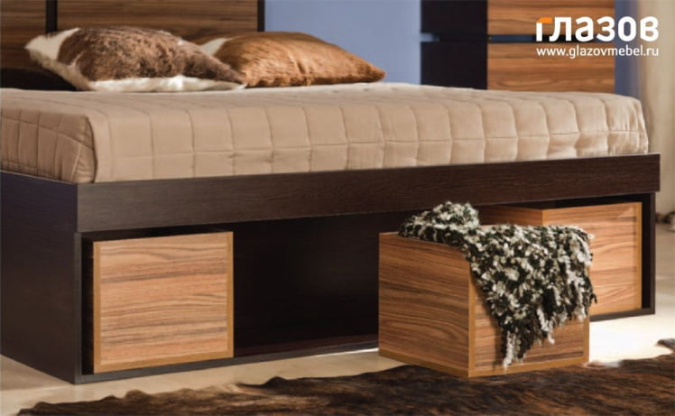 Спальня композиция 1 Хйпер Венге/Палисандр / Hyper_3