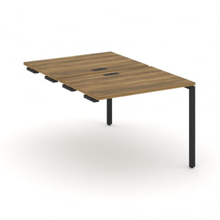 Двойной стол-приставка к опорным тумбам/шкафам CОНCЕПТ CН.ДСПР-001 Сандал Янтарный Антрацит / CONCEPT CN.DSPR-001_0