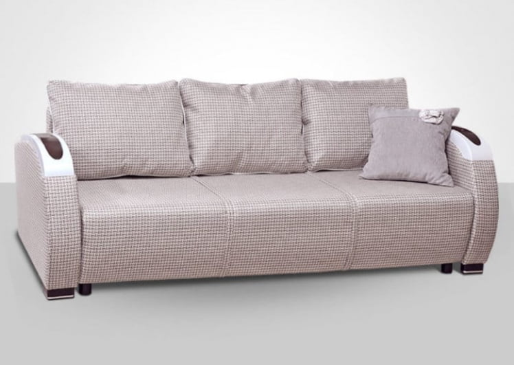 Диван-кровать Европа-2 арена бежевая вензель сирень саваж 6_1