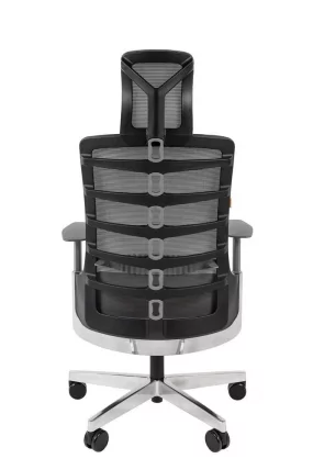 Кресло руководителя СПИНЕЛЛЙ Черный-серый / SPINELLY_4