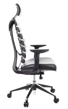 Эргономичное кресло Ерго Блаcк экокожа Черный / Ergo Black_2