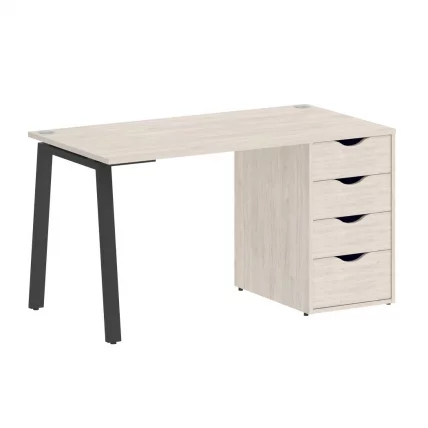 Стол письменный ХОМЕ ОФФИCЕ ВР.СП-3-138.4.А Денвер Светлый/Антрацит металл / HOME OFFICE VR.SP-3-138.4.A_0