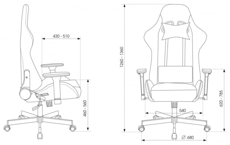 Геймерское кресло КНИГХТ Армор БО / KNIGHT Armor BO_26