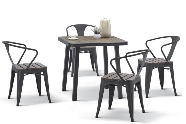 Комплект садовой мебели (стул ПC 630\стол ПТ-846-1) Темно-коричневый / PC PT-846-1)_0