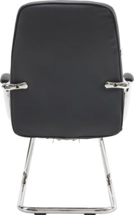 Кресло для посетителей Еверпроф Веста CФ Экокожа Черный / Everprof Vesta CF_4