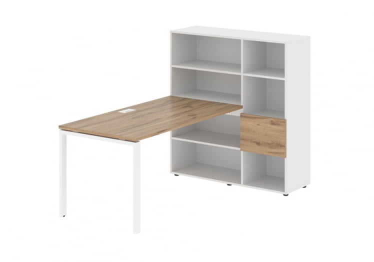 Рабочая станция ЕДИС ЕУРСТ 1215 Дуб Денвер светлый Белый Белый / EDIS EURST_0