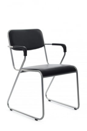 Кресло Никс Плус РCХ ОМКЛ-03 Черный/Металл окрашенный Хром / Nix Plus RCH OMKL-03_0