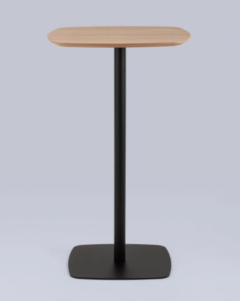 Стол барный Форм 60*60 Светлое дерево/черный / Form_4